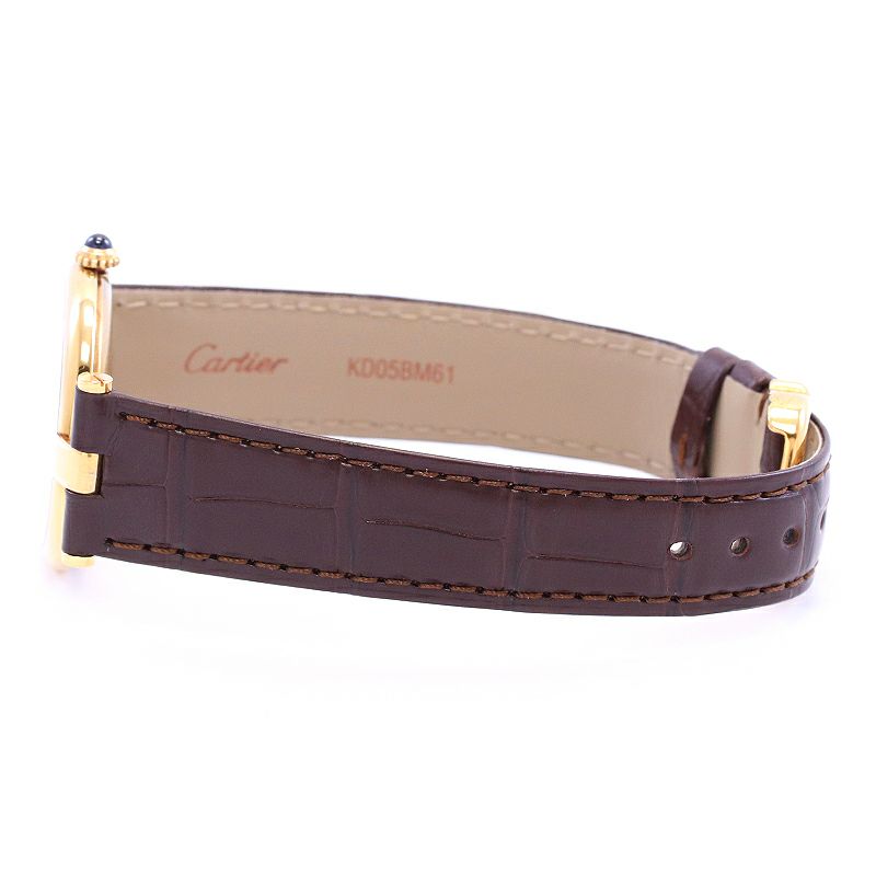 【中古】CARTIER MUST VANDOME WATCH LM VERMEIL カルティエ マストヴァンドーム LM ヴェルメイユ W1001853