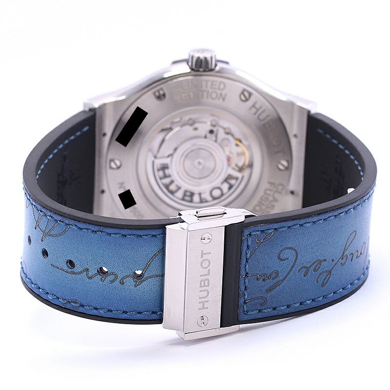 中古】HUBLOT CLASSIC FUSION BERLUTI SCRITTO OCEAN BLUE LIMITED 