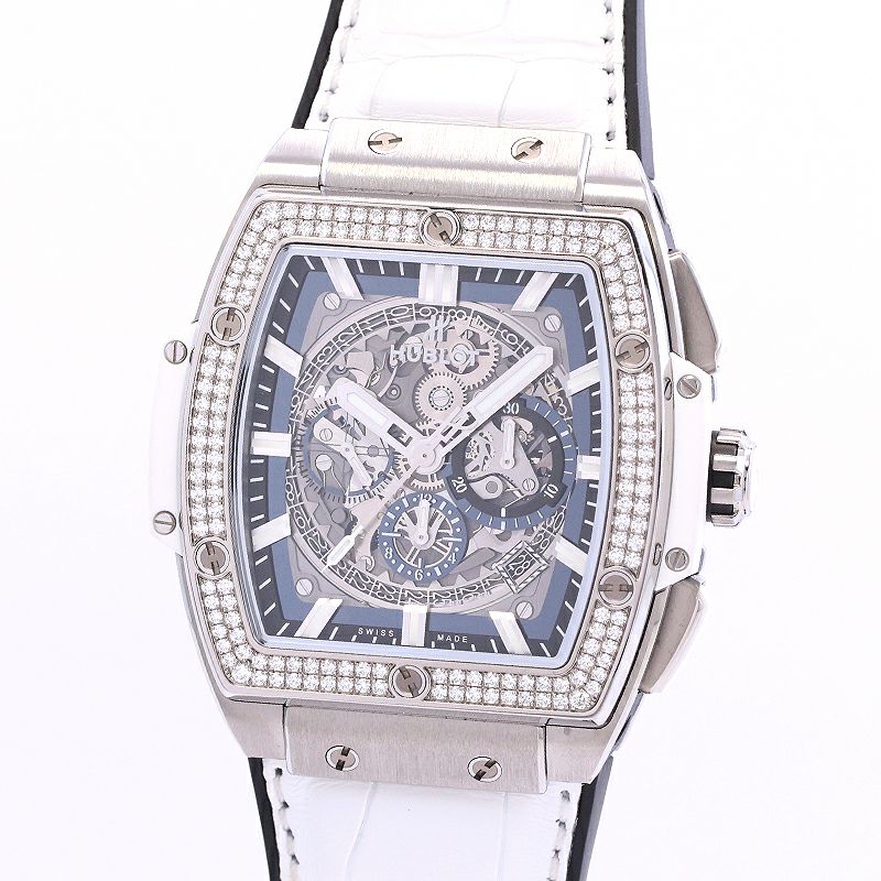 【中古】HUBLOT SPIRIT OF BIG BANG TITANIUM WHITE DIAMOND JAPAN LIMITED ウブロ スピリット オブ ビッグ・バン チタニウム ホワイト ダイヤモンド 日本限定 601.NE.0172.LR.1104.JPN19