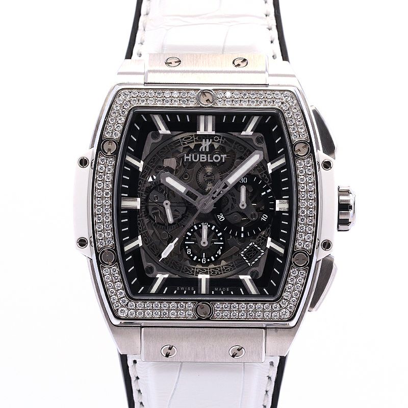 【中古】HUBLOT SPIRIT OF BIG BANG TITANIUM WHITE DIAMOND JAPAN LIMITED ウブロ スピリット オブ ビッグ・バン チタニウム ホワイト ダイヤモンド 日本限定 601.NE.0172.LR.1104.JPN19