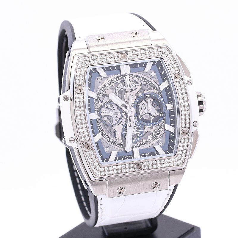 【中古】HUBLOT SPIRIT OF BIG BANG TITANIUM WHITE DIAMOND JAPAN LIMITED ウブロ スピリット オブ ビッグ・バン チタニウム ホワイト ダイヤモンド 日本限定 601.NE.0172.LR.1104.JPN19