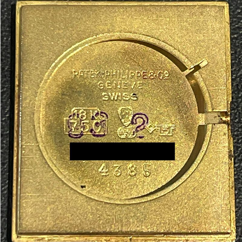 【中古】PATEK PHILIPPE VINTAGE RECTANGULAR WATCH パテック・フィリップ ヴィンテージ レクタンギュラー ウォッチ 4385