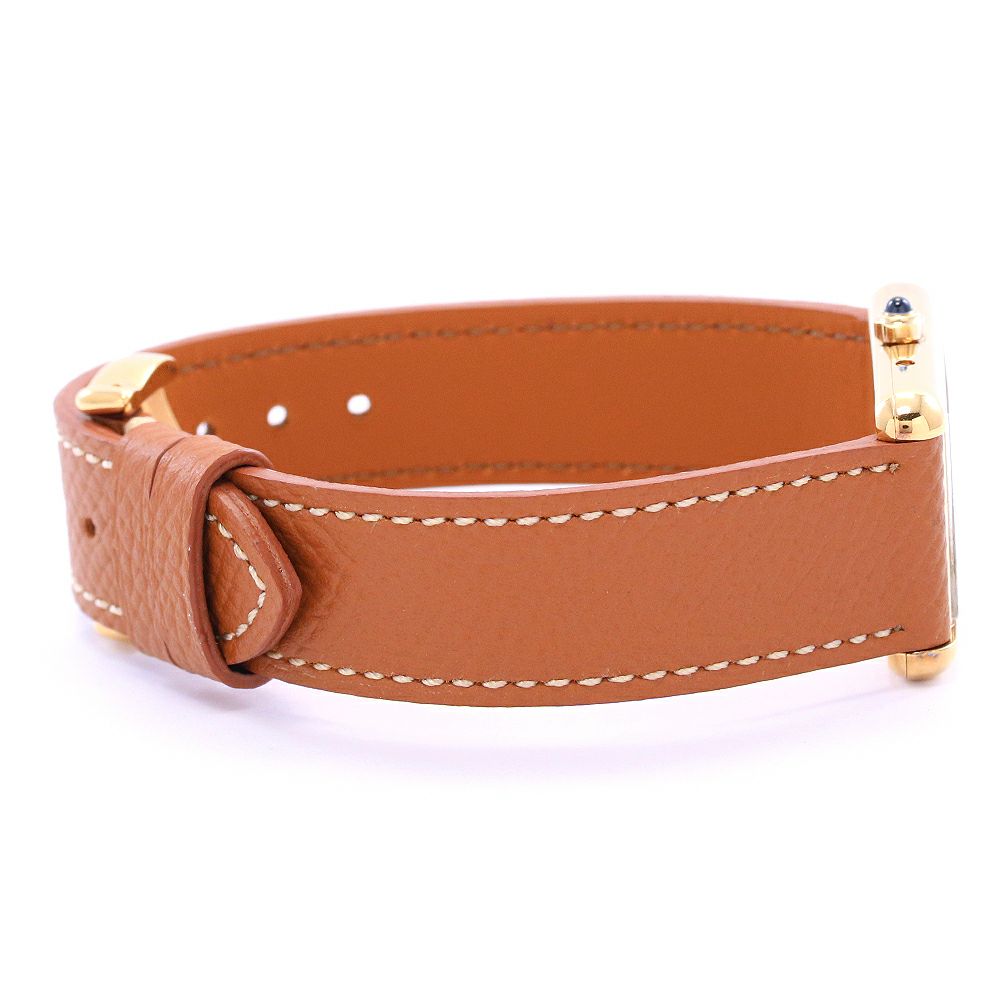 【中古】CARTIER MUST TANK SMALL MODEL VERMEIL TRINITY DIAL カルティエ マストタンクSM ヴェルメイユ トリニティダイヤル 366001