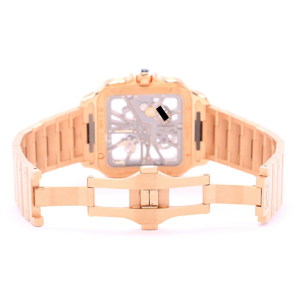 【中古】CARTIER SANTOS DE CARTIER WATCH LARGE MODEL カルティエ サントス ドゥ カルティエ ウォッチ LM スケルトン WHSA0016