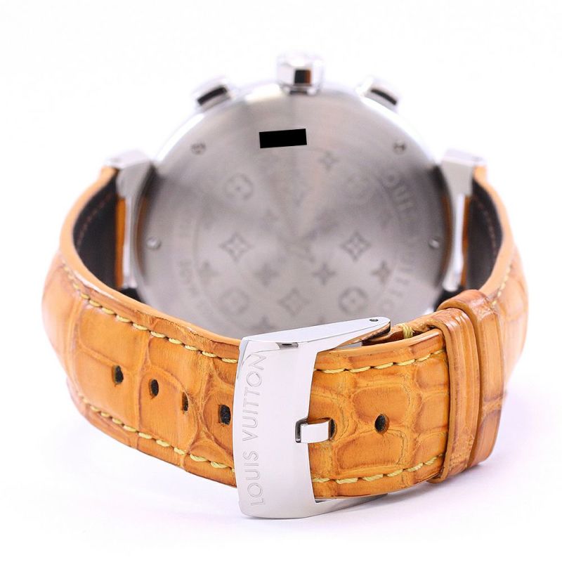 【中古】LOUIS VUITTON TAMBOUR CHRONOGRAPH ルイ・ヴィトン タンブール クロノグラフ Q11211