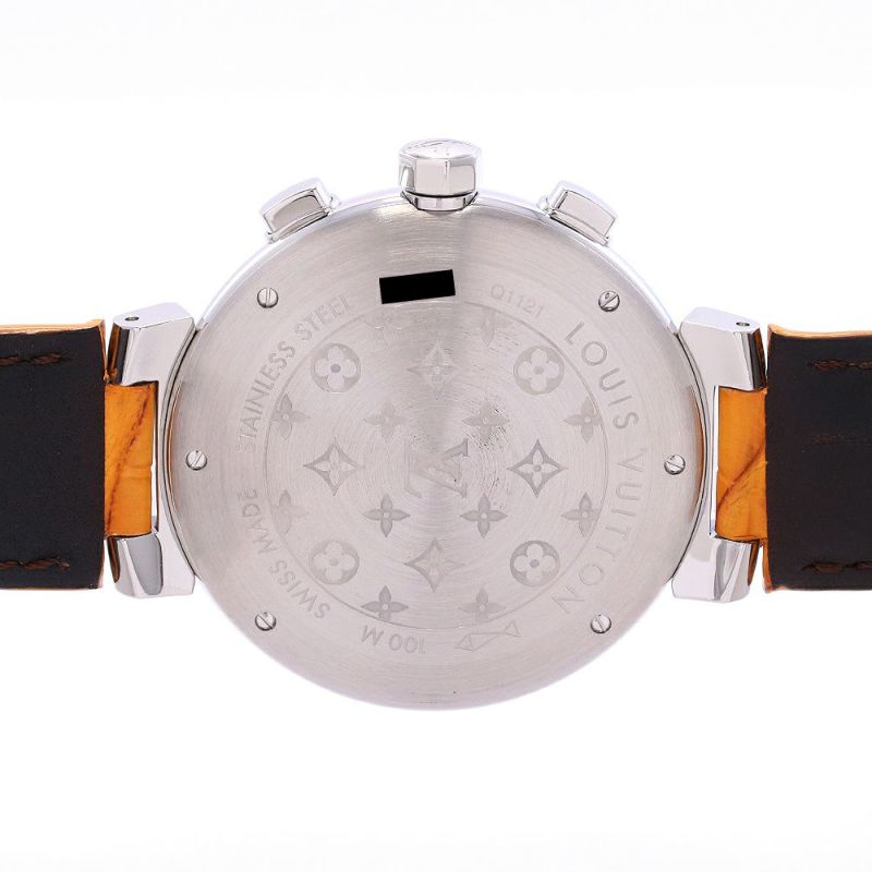 【中古】LOUIS VUITTON TAMBOUR CHRONOGRAPH ルイ・ヴィトン タンブール クロノグラフ Q11211