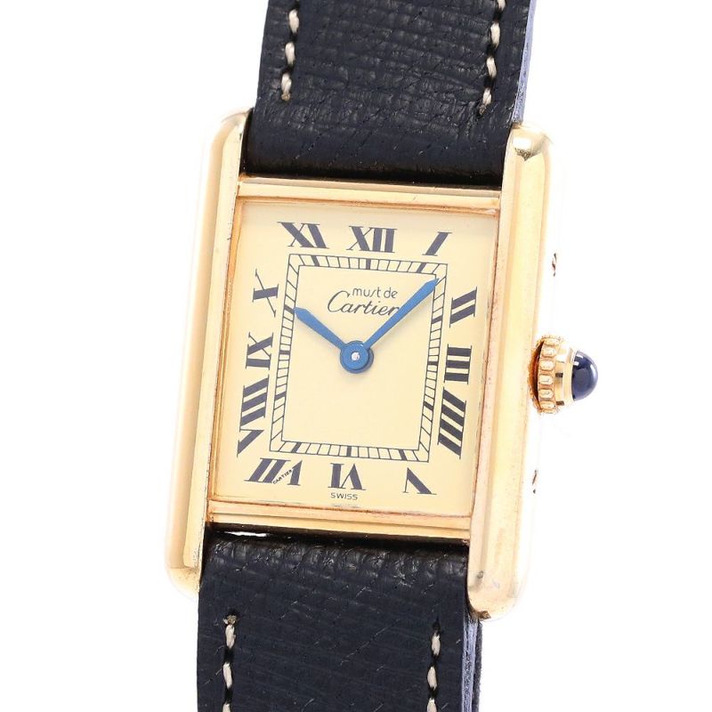 【中古】CARTIER MUST TANK SMALL MODEL VERMEIL , カルティエ マストタンクSM ヴェルメイユ , W1003153