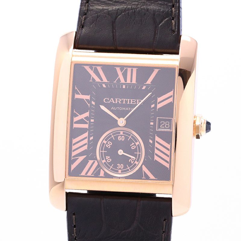 【中古】CARTIER TANK MC LARGE MODEL カルティエ タンクMC オートマティック W5330002