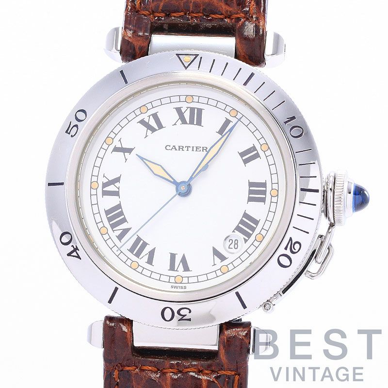 中古】CARTIER PASHA DE CARTIER PLONGEUR 38MM カルティエ パシャ ドゥ カルティエ プロンジャー 38MM  W31005H3｜ヴィンテージブランド｜時計・腕時計の通販サイトBEST ISHIDA（正規・中古販売店）