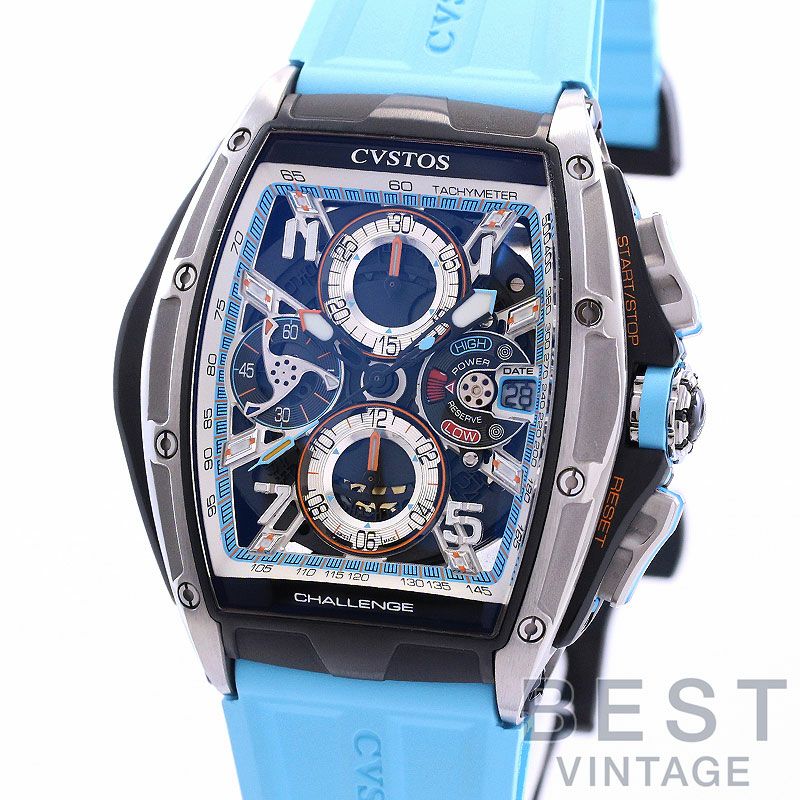 中古】CVSTOS CHALLENGE CHRONO III-S クストス チャレンジ クロノ III-S CVT-CHR3-SKYBLUE  TTBKTT｜ヴィンテージブランド｜時計・腕時計の通販サイトBEST ISHIDA（正規・中古販売店）