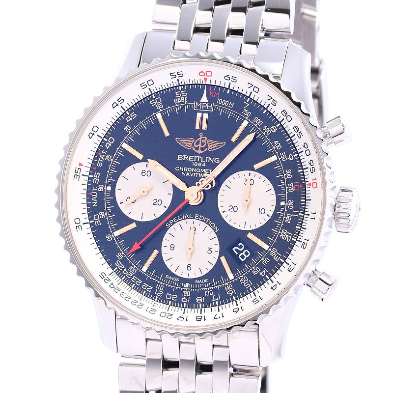 【中古】BREITLING NAVITIMER B01 CHRONOGRAPH 43 JAPAN LIMITED EDITION ブライトリング ナビタイマー B01 クロノグラフ 43 ジャパン リミテッド エディション AB0121A11B1A1