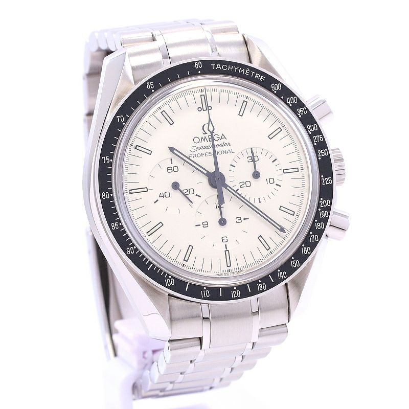 ひろし　オメガルビー&ホワイト 中古】OMEGA SPEEDMASTER PROFESSIONAL MOONWATCH ITALIAN ALBINO
