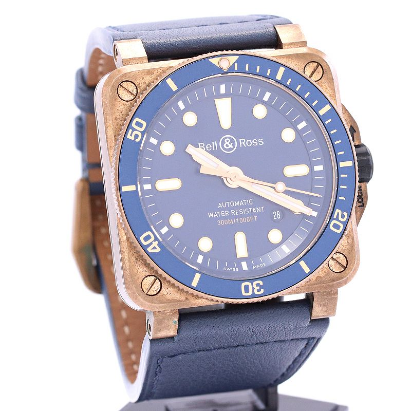 【中古】BELL u0026 Ross BR03-92 Diver Bronze 999 Limited ベルu0026ロス BR 03-92 ダイバー ブロンズ 999本限定 BR03-92-DIV-B 時計・腕時計の通販サイト - BEST Vintage