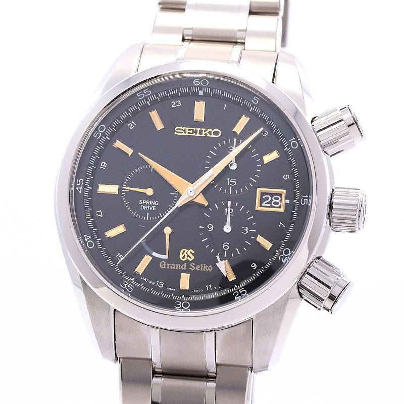 【中古】GRAND SEIKO 9R SPRING DRIVE CHRONOGRAPH グランドセイコー 9Rスプリングドライブ クロノグラフ SBGC005(9R86-OACO)