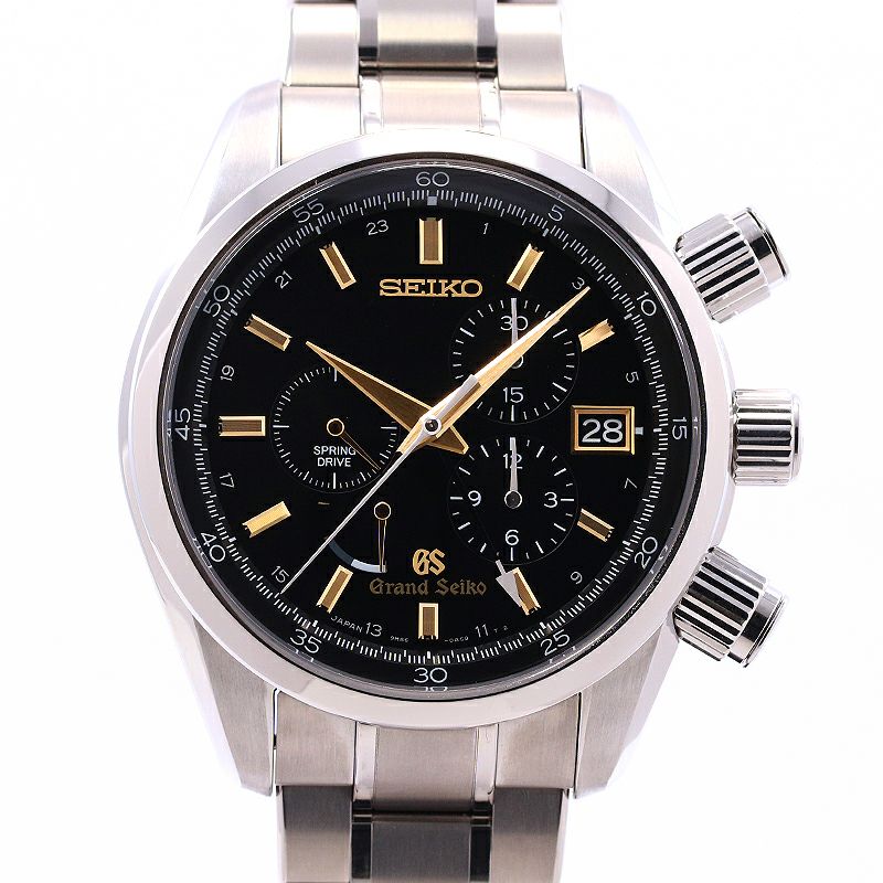 【中古】GRAND SEIKO 9R SPRING DRIVE CHRONOGRAPH グランドセイコー 9Rスプリングドライブ クロノグラフ SBGC005(9R86-OACO)