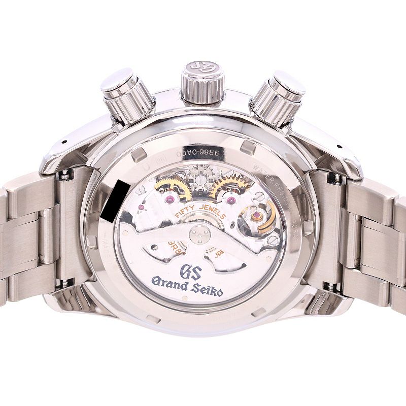 【中古】GRAND SEIKO 9R SPRING DRIVE CHRONOGRAPH グランドセイコー 9Rスプリングドライブ クロノグラフ SBGC005(9R86-OACO)