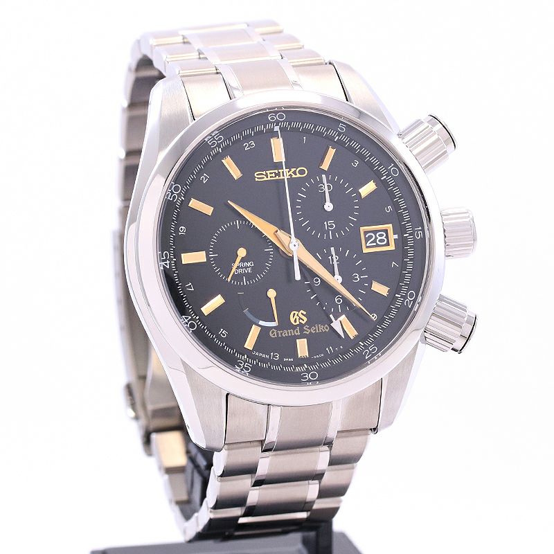 【中古】GRAND SEIKO 9R SPRING DRIVE CHRONOGRAPH グランドセイコー 9Rスプリングドライブ クロノグラフ SBGC005(9R86-OACO)