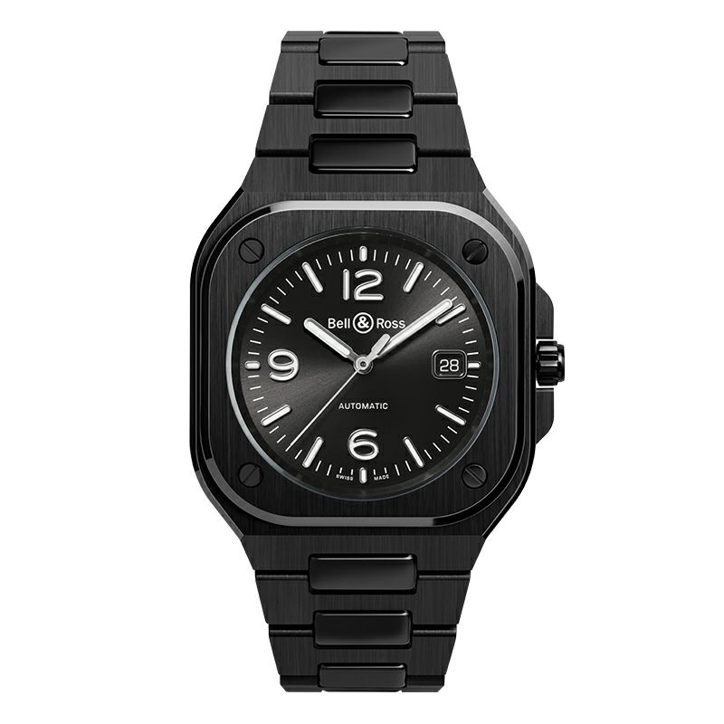 【正規】【自動巻き】【メンズ】【腕時計】Bell u0026 Ross BR 05 Black CERAMIC ベルu0026ロス BR 05 ブラック セラミック BR05A-BL-CE/SCE 時計・腕時計の通販サイト - BEST Ishida