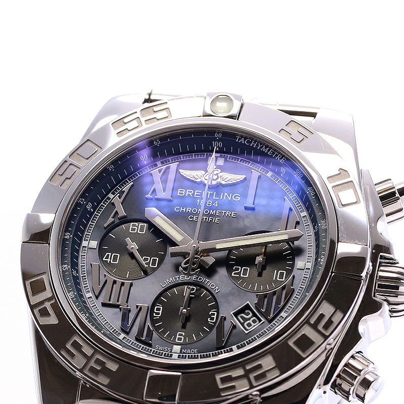 中古】BREITLING CHRONOMAT 44 BLACK ROMAN MOP JAPAN LIMITED ブライトリング クロノマット44  ブラックローマンMOP 日本500本限定 AB01111A/BG64/388A  (S011B64PA)｜ヴィンテージブランド｜時計・腕時計の通販サイトBEST ISHIDA（正規・中古販売店）