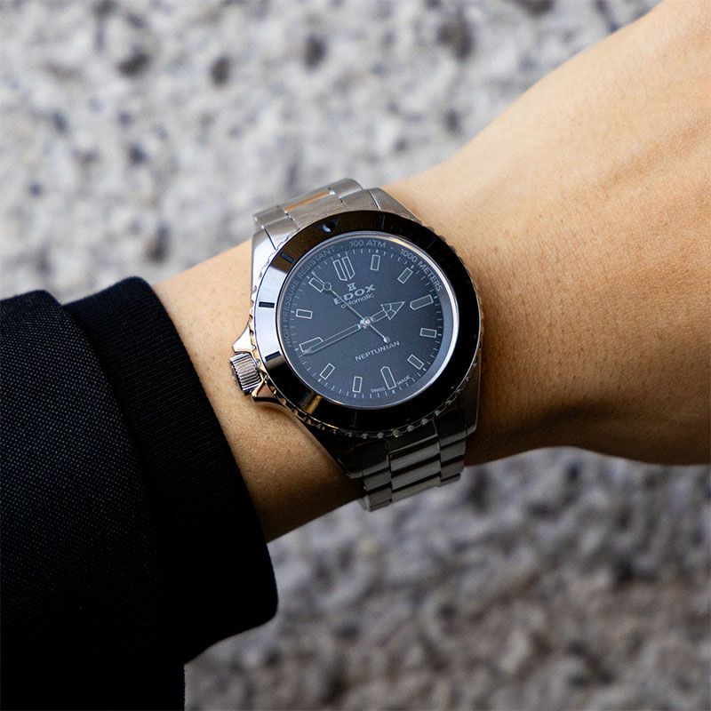 EDOX NEPTUNIAN AUTOMATIC 140TH ANNIVERSARY LIMITED EDITION エドックス ネプチュニアン オートマティック 140TH アニバーサリー リミテッド エディション 80120-3NNM-NGM