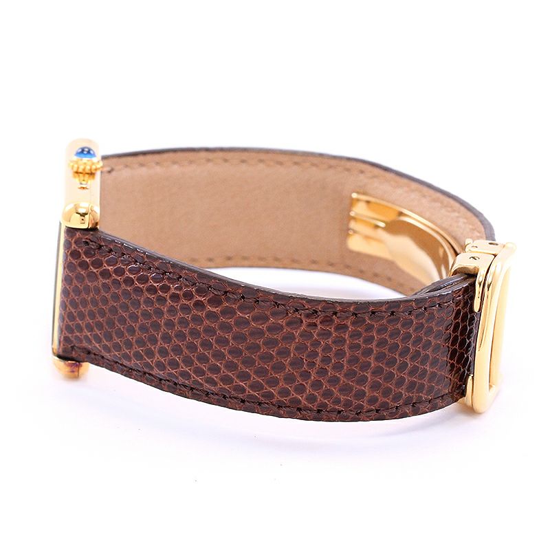 【中古】CARTIER MUST TANK LARGE MODEL VERMEIL カルティエ マストタンクLM ヴェルメイユ W1002753 (590005)