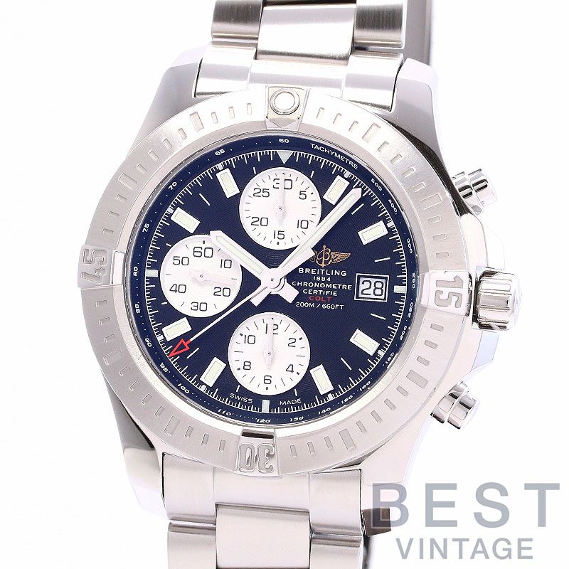 【中古】BREITLING COLT CHRONOGRAPH AUTOMATIC ブライトリング コルト クロノグラフ オートマチック A1338811/BD83/173A (A181B83PCS)
