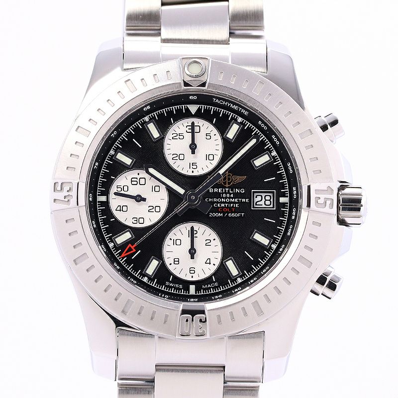 【中古】BREITLING COLT CHRONOGRAPH AUTOMATIC ブライトリング コルト クロノグラフ オートマチック A1338811/BD83/173A (A181B83PCS)