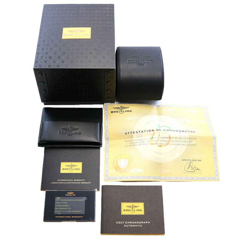 【中古】BREITLING COLT CHRONOGRAPH AUTOMATIC ブライトリング コルト クロノグラフ オートマチック A1338811/BD83/173A (A181B83PCS)