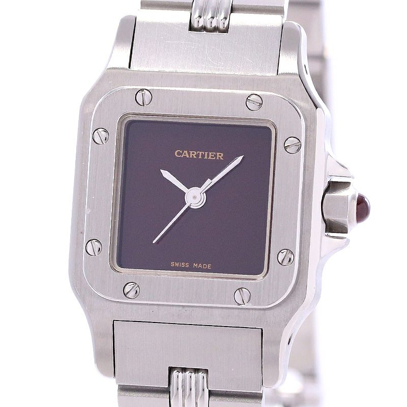 中古】CARTIER SANTOS CARREE SMALL MODEL / SANTOS GALBEE SMALL 
