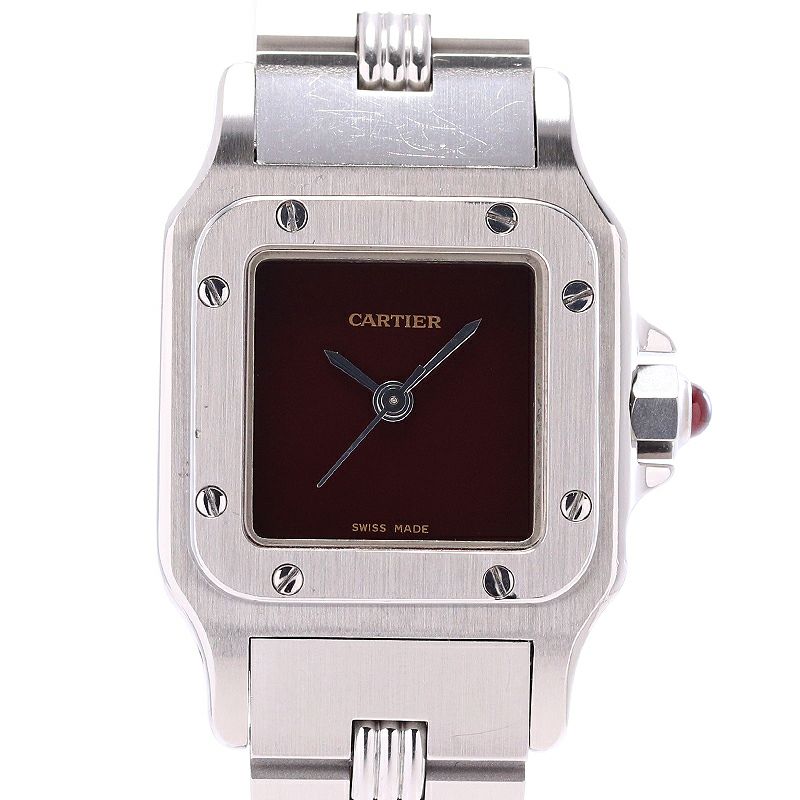 中古】CARTIER SANTOS CARREE SMALL MODEL / SANTOS GALBEE SMALL MODEL カルティエ サントスカレSM  / サントスガルベSM 46168281 (9011)｜ヴィンテージブランド｜時計・腕時計の通販サイトBEST ISHIDA（正規・中古販売店）