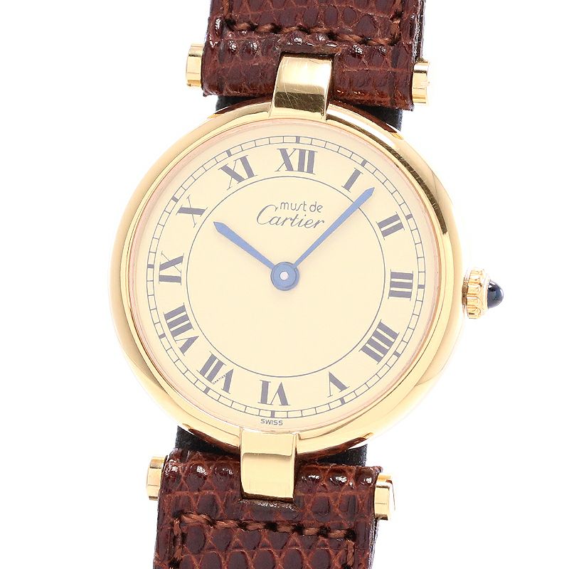 【中古】CARTIER MUST VENDOME SM VERMEIL カルティエ マスト ヴァンドーム SM 84978213