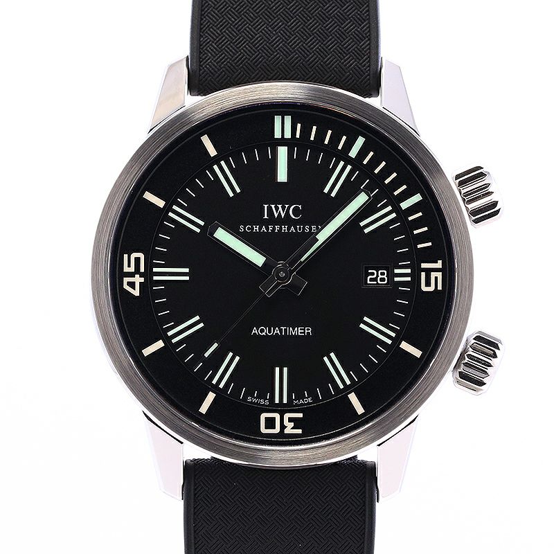 中古】IWC VINTAGE COLLECTION AQUATIMER AUTOMATIC アイ・ダブリュー・シー ヴィンテージ・コレクション  アクアタイマー・オートマティック IW323101｜ヴィンテージブランド｜時計・腕時計の通販サイトBEST ISHIDA（正規・中古販売店）