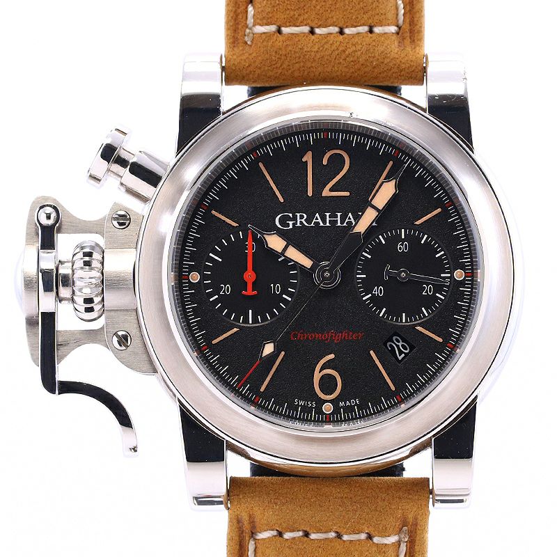 【中古】GRAHAM CHRONOFIGHTER R.A.C. FORTRESS グラハム クロノファイター RAC フォートレス 2CRBS.B10A.L81F