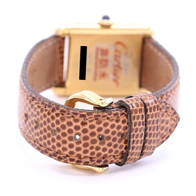 中古】CARTIER MUST TANK SMALL MODEL VERMEIL カルティエ マスト