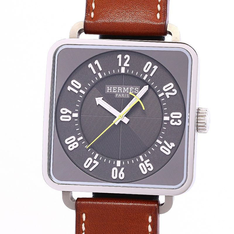 中古】HERMES CARRE H エルメス カレ アッシュ (カレH) T12.710