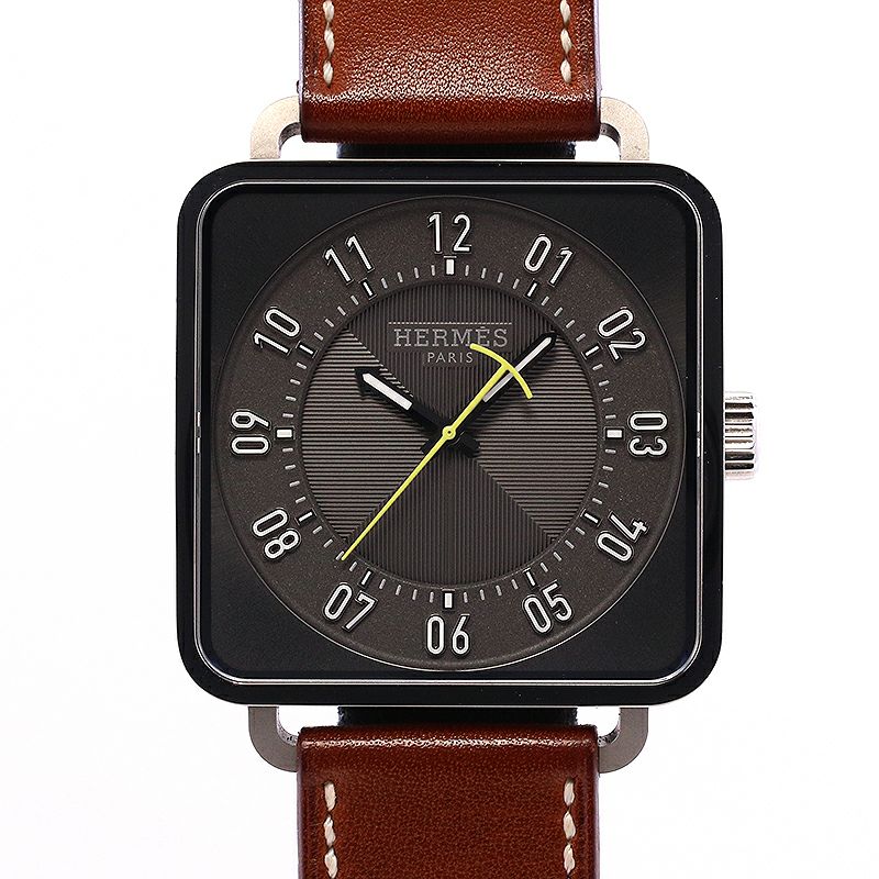 中古】HERMES CARRE H エルメス カレ アッシュ (カレH) T12.710  