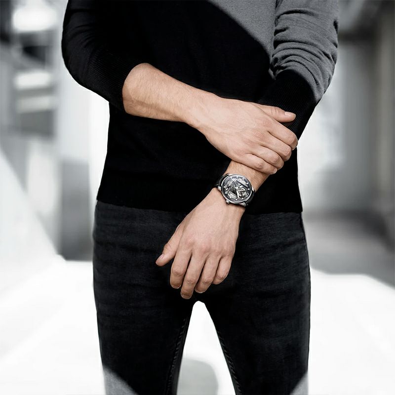 GIRARD-PERREGAUX FREE BRIDGE METEORITE <br>ジラール・ベルゴ フリー ブリッジ メテオライト <br>82000-11-3259-5CX