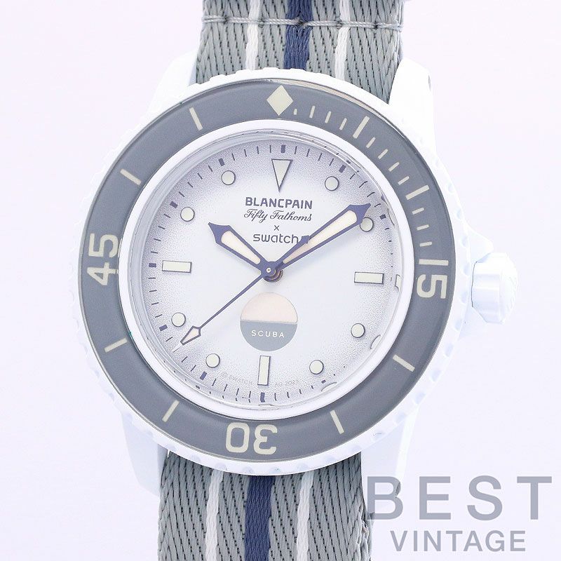 中古】SWATCH BLANCPAIN X SWATCH BIOCERAMIC SCUBA FIFTY-FATHOMS 