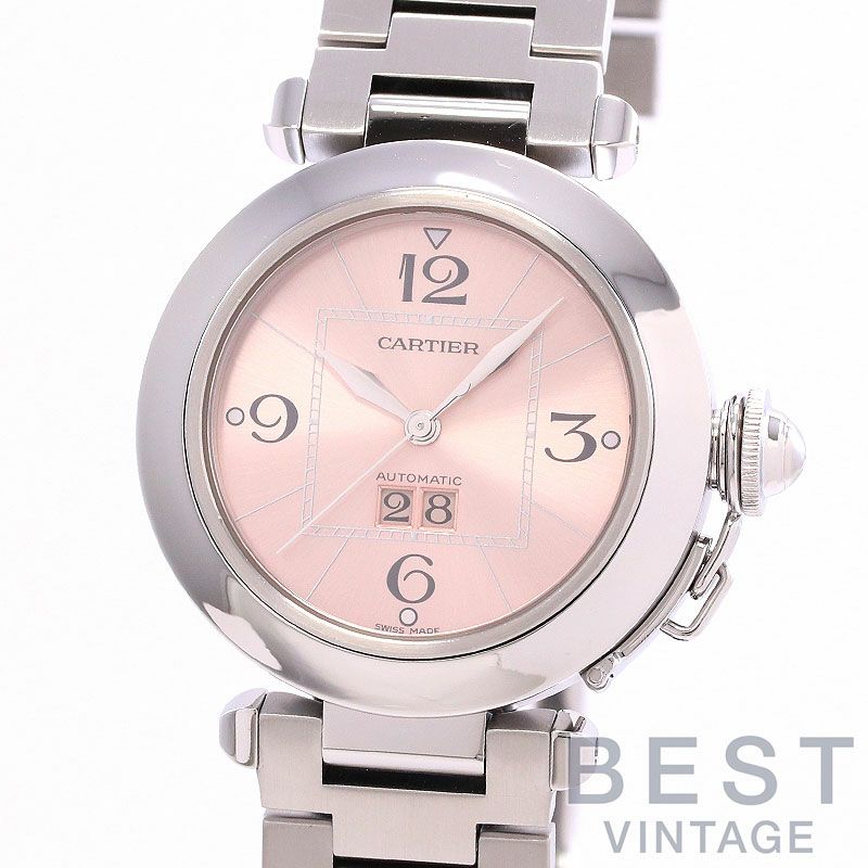 中古】CARTIER PASHA C DE CARTIER BIG DATE カルティエ パシャ C ドゥ