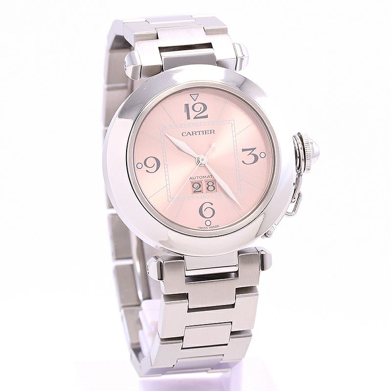 中古】CARTIER PASHA C DE CARTIER BIG DATE カルティエ パシャ C ドゥ