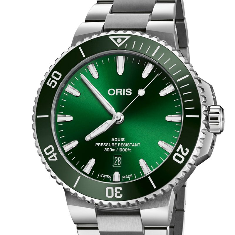 ORIS Aquis date オリス アクイスデイト 01 733 7789 4157-07 8 23  04PEB｜正規取り扱いブランド｜時計・腕時計の通販サイトBEST ISHIDA（正規・中古販売店）