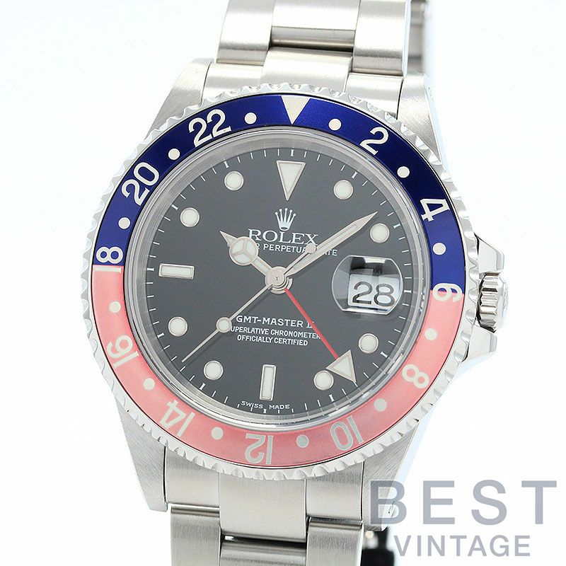 【仮】ロレックス【ROLEX】GMTマスター216710メンズブラックステンレススティール腕時計時計GMTMASTERBLACKSS【中古】