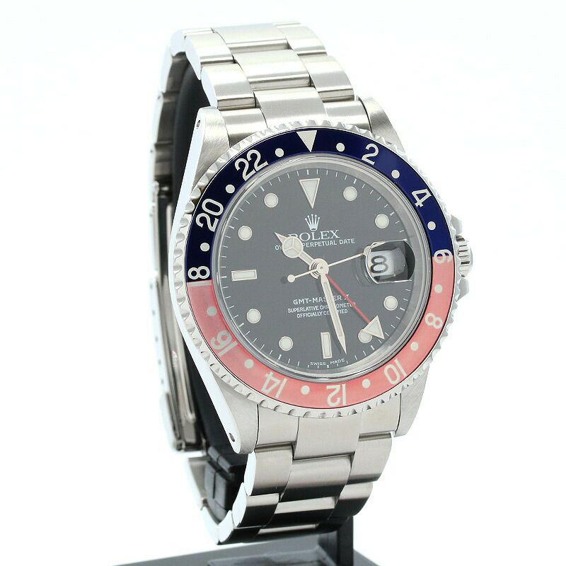 【仮】ロレックス【ROLEX】GMTマスター216710メンズブラックステンレススティール腕時計時計GMTMASTERBLACKSS【中古】
