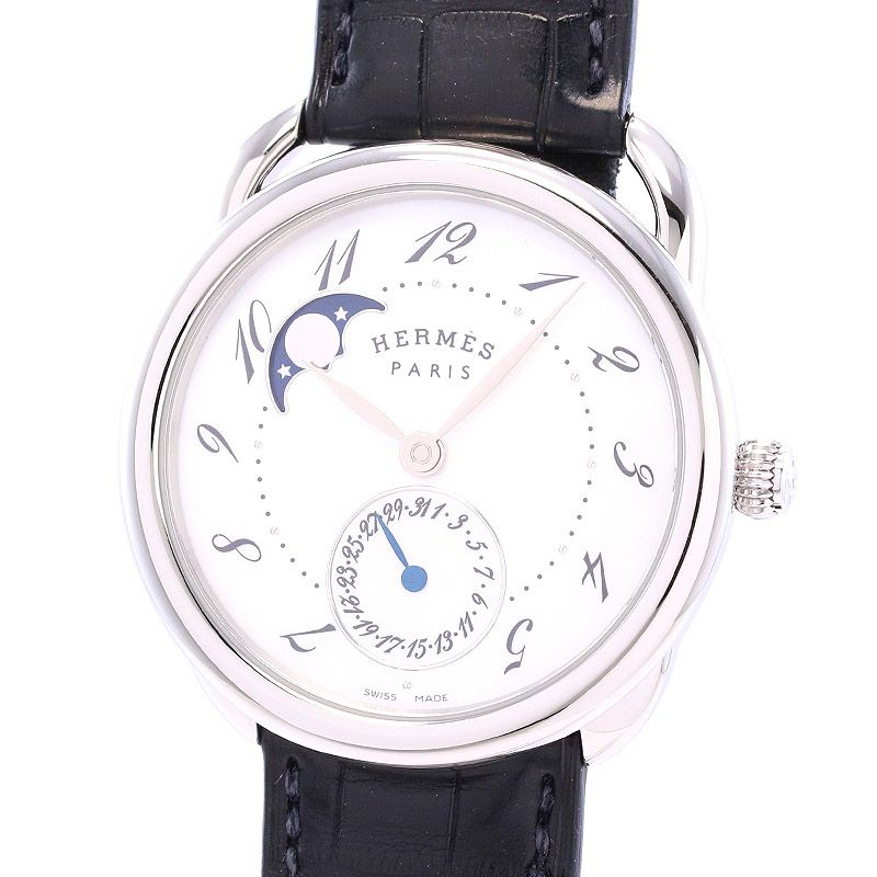 中古】HERMES ARCEAU PETITE LUNE エルメス アルソー プティット 