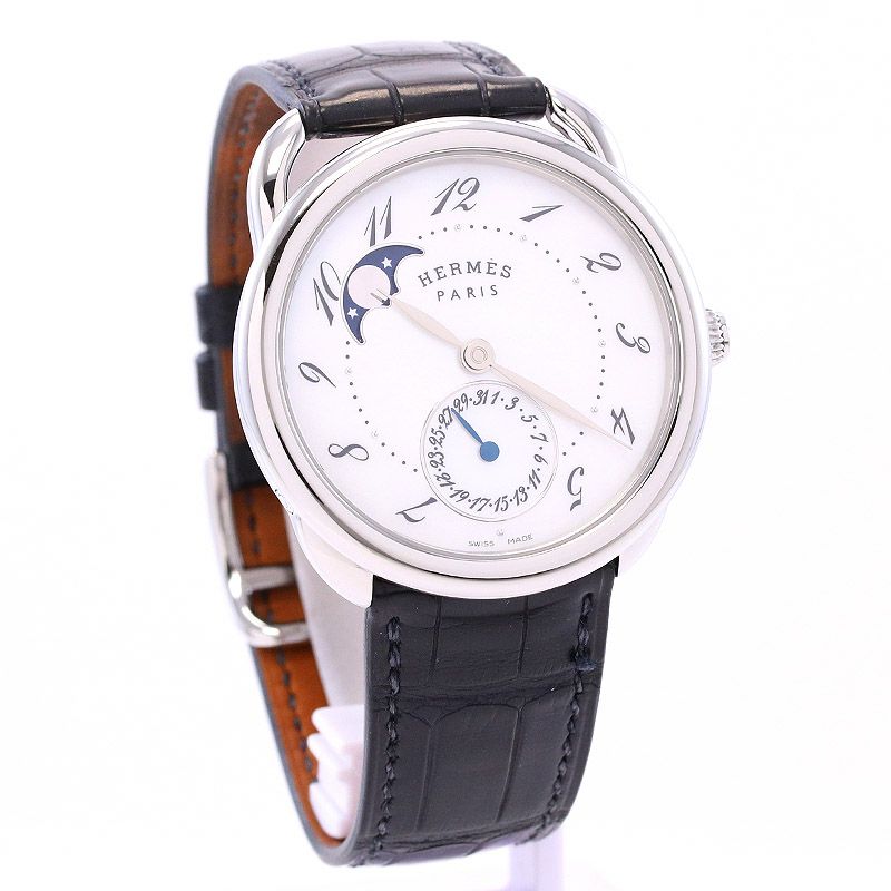 中古】HERMES ARCEAU PETITE LUNE エルメス アルソー プティット 
