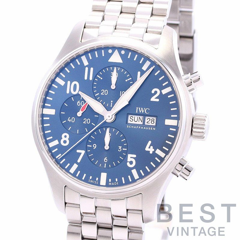 中古】IWC PILOT'S WATCH CHRONOGRAPH “LE PETIT PRINCE” アイ・ダブリュー・シー パイロット・ウォッチ・ クロノグラフ “プティ・プランス” IW377717｜ヴィンテージブランド｜時計・腕時計の通販サイトBEST ISHIDA（正規・中古販売店）