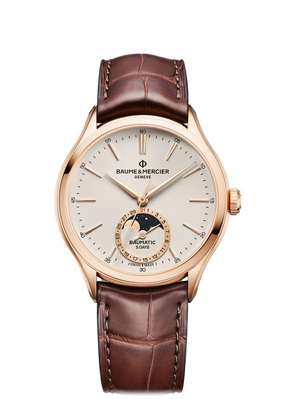 【正規】【自動巻き】【メンズ】【腕時計】BAUMEu0026MERCIER CLIFTON BAUMATIC DAY u0026 Moon Phase ボームu0026メルシエ クリフトン ボーマティック デイトu0026ムーンフェイズ M0A10736 時計・腕時計の通販サイト - BEST Ishida