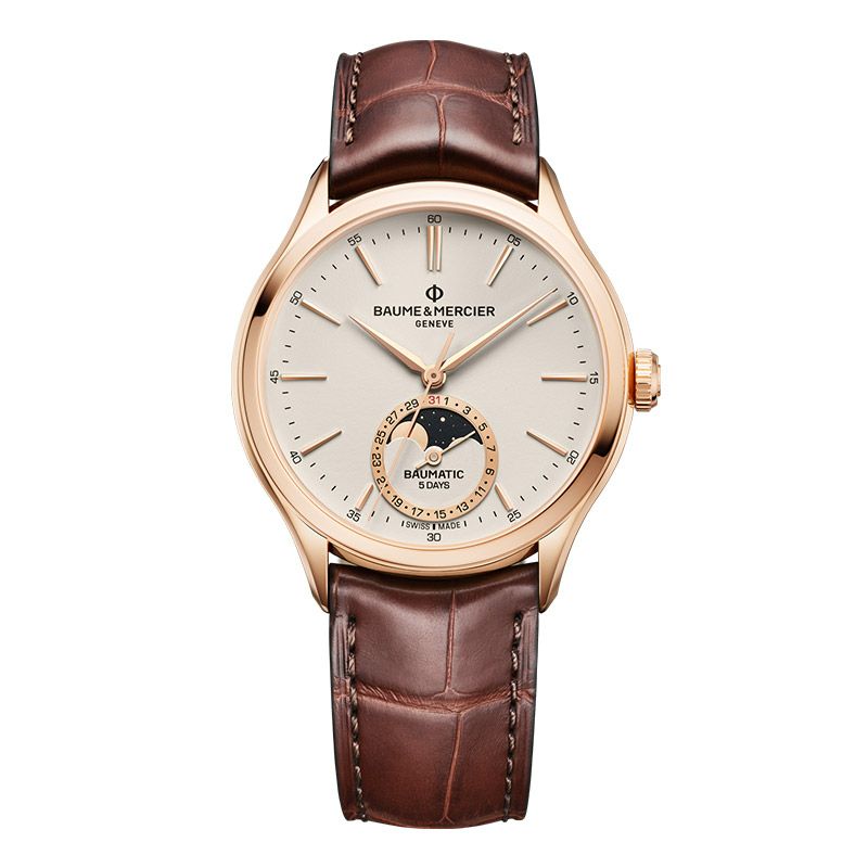 BAUME＆MERCIER CLIFTON BAUMATIC DAY & MOON PHASE ボーム＆メルシエ 