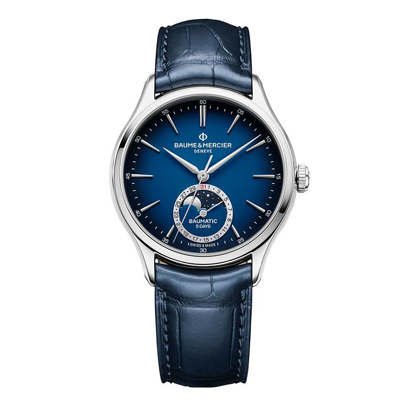 BAUME＆MERCIER CLIFTON BAUMATIC MOON PHASE DATE ボーム＆メルシエ 