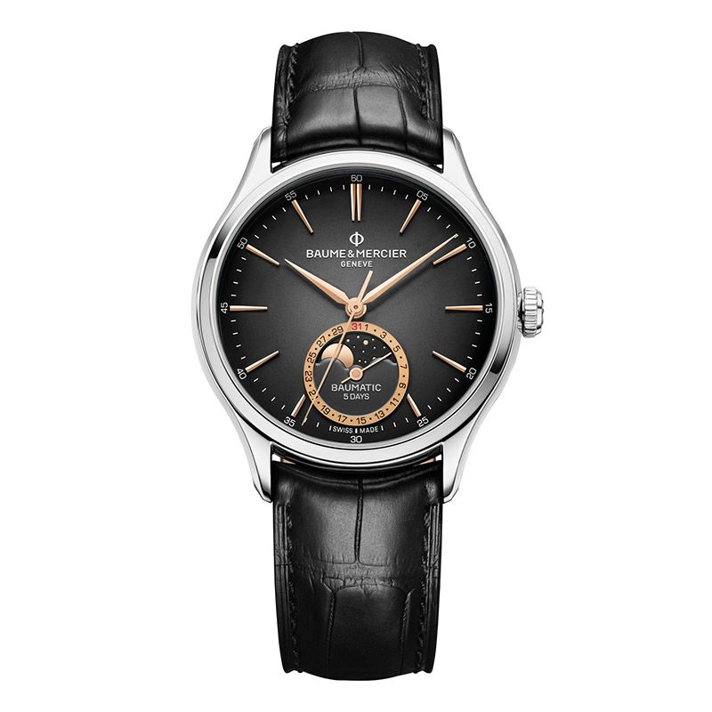 BAUME＆MERCIER CLIFTON BAUMATIC MOON PHASE DATE ボーム＆メルシエ 